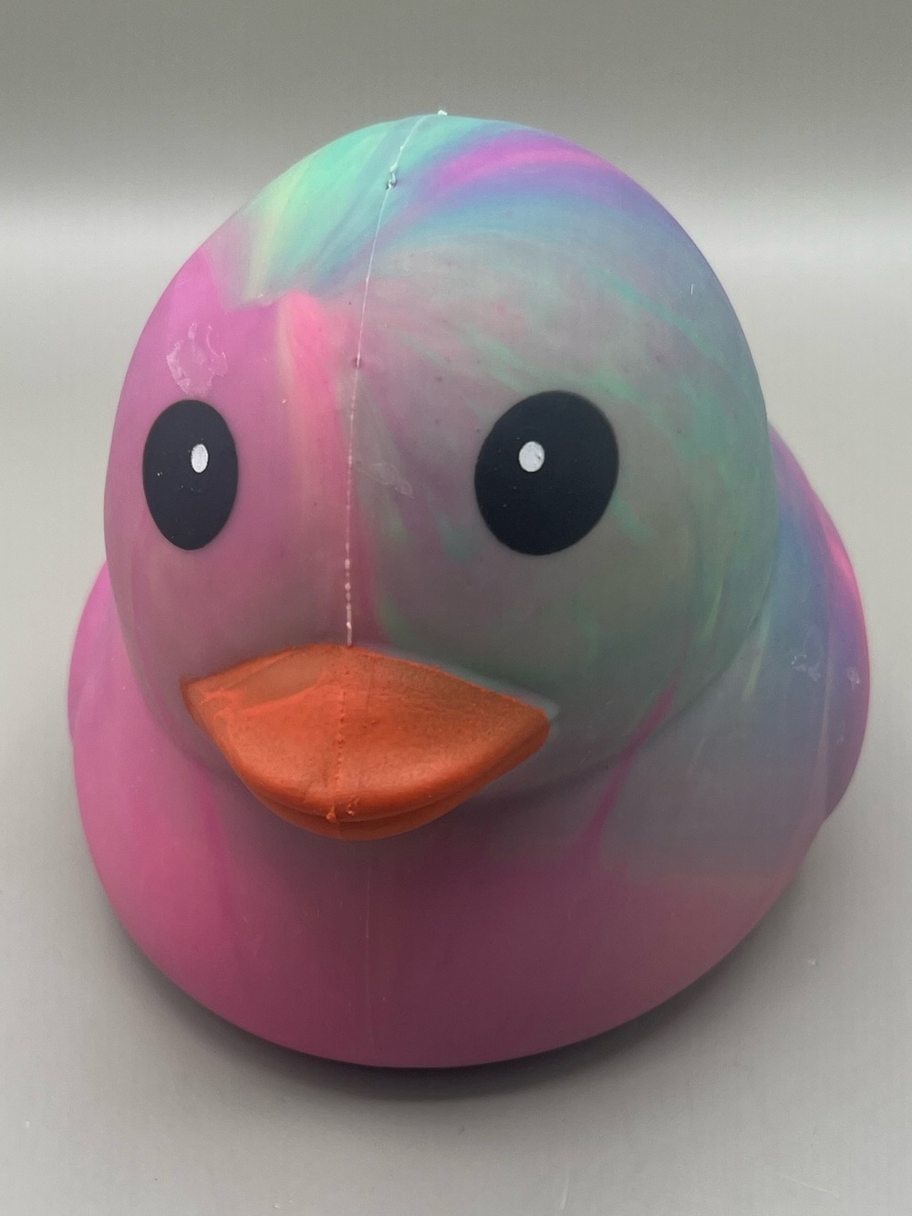 Toymendous SQEEEZY Pink Green🩷💚 Tye Dye Duck Chick NEW